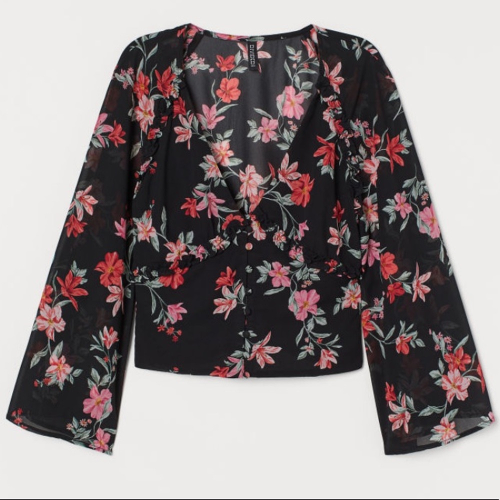 NWT H&M Floral Shirt